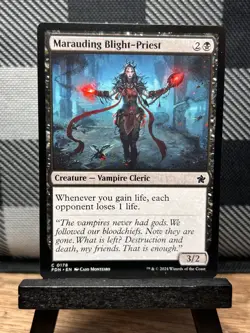 MTG TCG: Marauding Blight-Priest 178, Foundations - Image 1