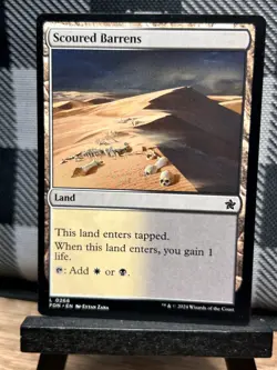 MTG TCG: Scoured Barrens 266, Foundations - Image 1