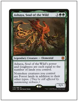 1x Ashaya, Soul of the Wild, Magic the Gathering MTG NM - Image 1