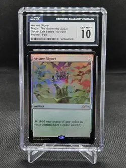 MTG Secret Lair Promo Foil Arcane Signet 1/1 CGC Gem Mint 10 - Image 1