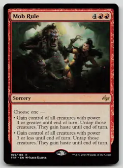 Mob Rule R Fate Reforged 109 NM - Image 1