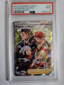 2023 Pokemon Crown Zenith Friends In Hisui Psa 9 - Image 1
