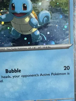 HD Swirl Cosmos Holo Squirtle 048 - Pokemon 151 Black Star Promo (3) - Image 2