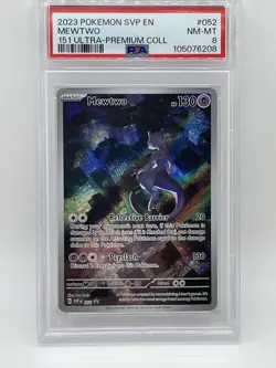 Mewtwo 052 PSA 8 NM-Mint Pokemon 151 Ultra Premium Collection Promo 2023 SVP EN - Image 1