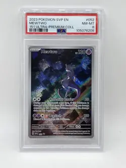 Mewtwo 052 PSA 8 NM-Mint Pokemon 151 Ultra Premium Collection Promo 2023 SVP EN - Image 3