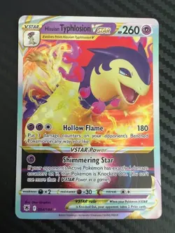 Pokemon TCG Hisuian Typhlosion VSTAR Sword & Shield Astral Radiance 054/189 NM - Image 1