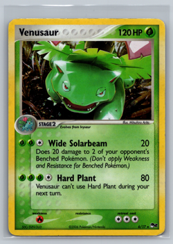 Pokemon TCG Venusaur 6/17 Holo Rare 2006 POP Series 2 MP - Image 1