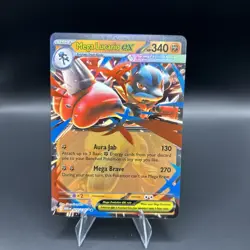 Pokemon TCG Mega Lucario EX Mega Evolutions Holo Rare Pack Fresh Near Mint - Image 1