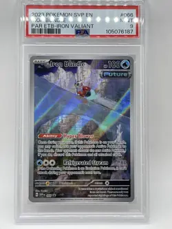 Pokemon Iron Bundle 066 PSA 9 MINT Paradox Rift ETB Iron Valiant Promo SVP EN - Image 4