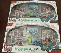 Lot of 2 Pokemon Scarlet And Violet 151 Blooming Waters Premium Collection Boxes - Image 1