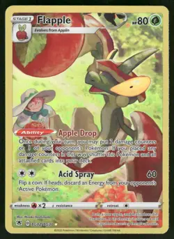 Flapple TG02/TG30 Ultra Rare Holo NM Pokemon SWSH10: Astral Radiance Trainer Gal - Image 1