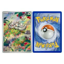 2023 Pokemon Starly Scarlet & Violet Base Set Illustration Rare #221/198 NM - Image 3