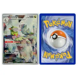 2024 Pokemon Fraxure SV Shrouded Fable Illustration Rare #077/064 Near Mint - Image 3