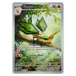 2024 Pokemon Vibrava SV Surging Sparks Illustration Rare #206/191 Near Mint - Image 1