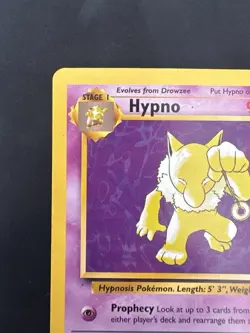 Pokemon TCG Hypno Fossil Non Holo Rare 23/62 Vintage WotC - Image 2