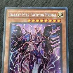 Galaxy-Eyes Tachyon Primal MZTM-EN011 Secret Rare 1st Edition Yu-Gi-Oh! - Image 3