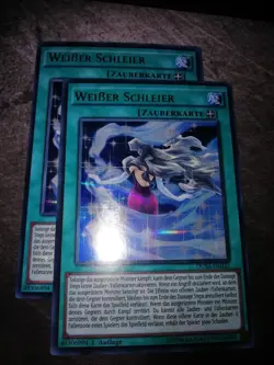 1x Weisser Schleier DUSA-DE032 Ultra-Rare 1 Auflage YU-GI-OH Karte Near Mint - Image 1