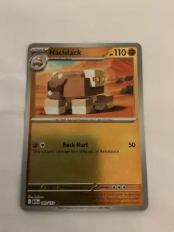 Naclstack 083/132 Reverse Holo ME01: Mega Evolution Pokemon Card NM - Image 1