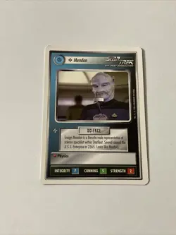 Star Trek CCG Personnel Federation Mendon Common Card - Image 1