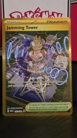 Pokemon TCG Trainer Jamming Tower Card 243/182 Destined Rivals - Image 1