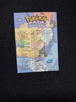 1999 Topps Pokemon Trading Card Checklist MP/LP - Image 2