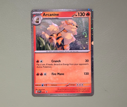 1 Swirl 🌀 Cosmo Holo Arcanine SVP 011 Black Star Promo Pokemon Card Promo LP - Image 4