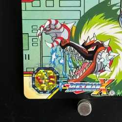 Mega MAN X Mega Mission Card 26 Zero Wheel Gator CAPCOM BANDAI Japanese Rockman - Image 3
