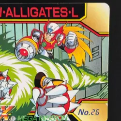 Mega MAN X Mega Mission Card 26 Zero Wheel Gator CAPCOM BANDAI Japanese Rockman - Image 4
