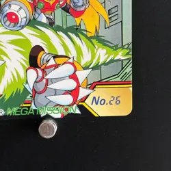 Mega MAN X Mega Mission Card 26 Zero Wheel Gator CAPCOM BANDAI Japanese Rockman - Image 5
