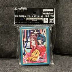 One Piece Card Game Sleeve Kozuki Hiyori Official 70 Count Japan BANDAI New - Image 1