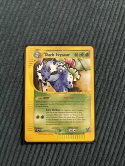 Pokemon TCG Dark Ivysaur Best of Game, 6/9 Regular Promo Card - Image 1