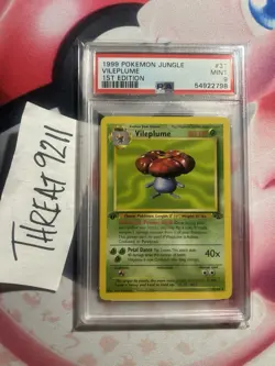 PSA 9 Vileplume 31/64 Jungle First Edition Pokemon Card - Image 1