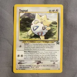 Togepi #30 Black Star Promo WOTC Pokemon Card NM ++ - Image 1