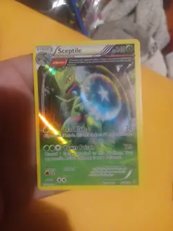 (Full Art) 2015 Sceptile 9/160 - XY Primal Clash Omega Holo Rare Pokemon Card NM - Image 1