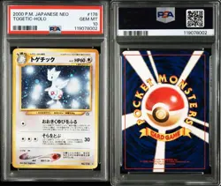 Togetic Holo Japanese Neo #176 PSA 10 Gem Mint Pokemon Card - Image 3