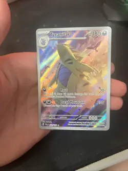 Pokemon TCG Tyranitar Scarlet & Violet Paldea Evolved Holo Card 222/193 - Image 1
