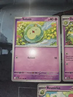 Solosis 37, Duosion 38, Reuniclus 39 Black Bolt 3 Card Lot Pokemon NM - Image 2