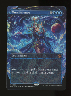 Omniscience - Confetti Foil - Anime - MTG WoE: Enchanting Tales - RareCo - Image 1