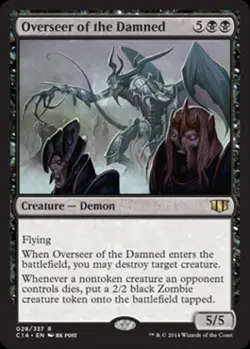 Overseer of the Damned - Medium Play MTG Commander 2014 Edition - Image 1