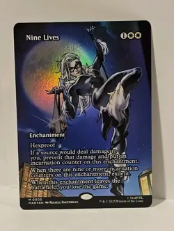 Magic The Gathering - Nine Lives NM Borderless Foil #3 MTG Marvel Universe - Image 1
