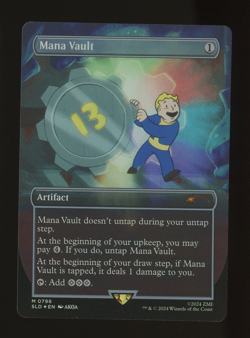 Mana Vault - Rainbow Foil - MTG Secret Lair Drop: Fallout - RareCo - Image 1
