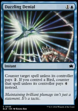 x1 Dazzling Denial BLB Bloomburrow MTG 45 COMMON M/NM- Free Shipping - Image 1