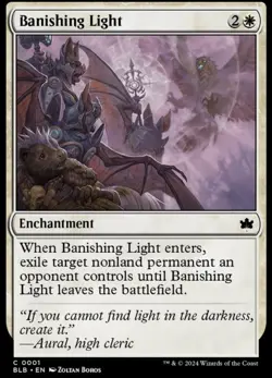 x1 Banishing Light BLB Bloomburrow MTG 1 COMMON M/NM- Free Shipping - Image 1