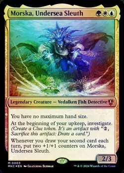 Morska, Undersea Sleuth M Commander: Murders at Karlov Manor NM MTG Foil - Image 1