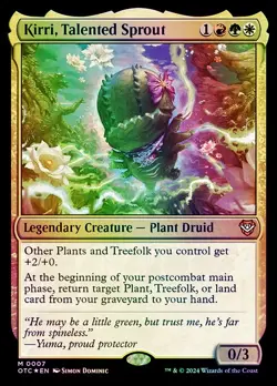 Kirri, Talented Sprout Commander: Outlaws of Thunder Junction NM MTG Foil - Image 1