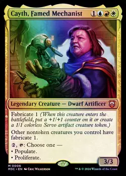 Cayth, Famed Mechanist Commander: Modern Horizon 3 NM MTG Foil - Image 1