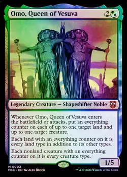 Omo, Queen of Vesuva Commander: Modern Horizons NM MTG Foil - Image 1