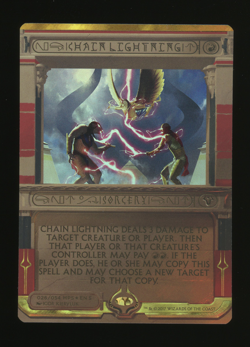 Chain Lightning - Foil - MTG Masterpiece Series: Amonkhet Invocations - RareCo - Image 1