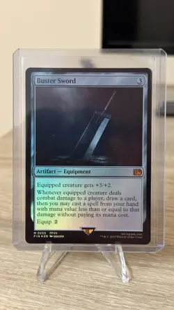 MTG Buster Sword Final Fantasy Foil #255 - Image 1