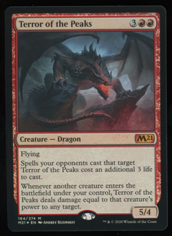 Terror of the Peaks - Foil - MTG Core Set 2021 - RareCo - Image 1